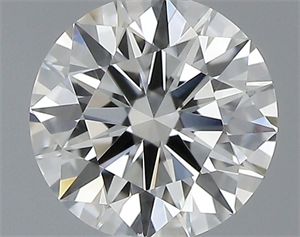 Picture of Natural Diamond 0.40 Carats, Round with Excellent Cut, H Color, VS1 Clarity and Certified by GIA