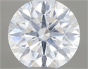 Natural Diamond 0.44 Carats, Round with Excellent Cut, F Color, SI2 Clarity and Certified by GIA