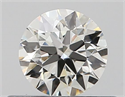 Natural Diamond 0.40 Carats, Round with Excellent Cut, I Color, SI1 Clarity and Certified by GIA