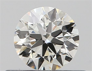 Picture of Natural Diamond 0.40 Carats, Round with Excellent Cut, I Color, SI1 Clarity and Certified by GIA