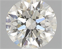 Natural Diamond 0.40 Carats, Round with Excellent Cut, J Color, VVS1 Clarity and Certified by GIA