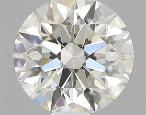 Picture of Natural Diamond 0.40 Carats, Round with Excellent Cut, J Color, VVS1 Clarity and Certified by GIA