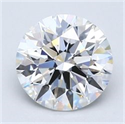 Natural Diamond 1.71 Carats, Round with Excellent Cut, F Color, VS1 Clarity and Certified by GIA