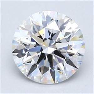 Picture of Natural Diamond 1.71 Carats, Round with Excellent Cut, F Color, VS1 Clarity and Certified by GIA