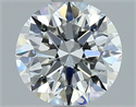 Natural Diamond 1.90 Carats, Round with Excellent Cut, G Color, VVS2 Clarity and Certified by GIA