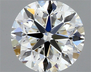 Picture of Natural Diamond 0.40 Carats, Round with Very Good Cut, I Color, VVS2 Clarity and Certified by GIA