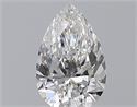 Natural Diamond 0.96 Carats, Pear with  Cut, E Color, SI1 Clarity and Certified by GIA