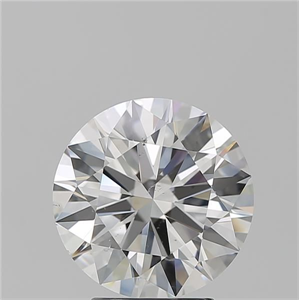 Picture of Natural Diamond 3.32 Carats, Round with Excellent Cut, G Color, SI1 Clarity and Certified by GIA