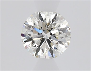 Picture of Natural Diamond 0.44 Carats, Round with Excellent Cut, K Color, VS2 Clarity and Certified by GIA