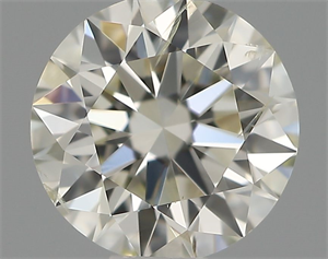 Picture of Natural Diamond 0.50 Carats, Round with Excellent Cut, I Color, SI1 Clarity and Certified by IGI