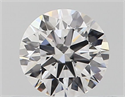 Natural Diamond 0.40 Carats, Round with Excellent Cut, D Color, VS2 Clarity and Certified by GIA