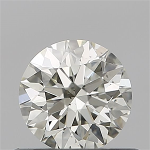 Picture of Natural Diamond 0.50 Carats, Round with Excellent Cut, K Color, VS2 Clarity and Certified by IGI