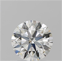 Natural Diamond 2.01 Carats, Round with Excellent Cut, G Color, VS2 Clarity and Certified by IGI