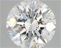 Natural Diamond 0.42 Carats, Round with Excellent Cut, G Color, SI1 Clarity and Certified by GIA