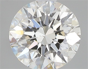 Picture of Natural Diamond 0.42 Carats, Round with Excellent Cut, G Color, SI1 Clarity and Certified by GIA