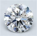 Natural Diamond 1.55 Carats, Round with Excellent Cut, D Color, IF Clarity and Certified by GIA