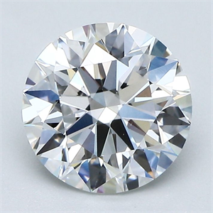 Picture of Natural Diamond 1.55 Carats, Round with Excellent Cut, D Color, IF Clarity and Certified by GIA