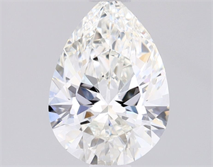 Picture of Natural Diamond 1.01 Carats, Pear with  Cut, H Color, VS1 Clarity and Certified by GIA