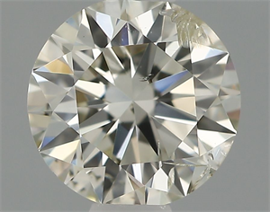 Picture of Natural Diamond 0.50 Carats, Round with Excellent Cut, I Color, SI2 Clarity and Certified by IGI