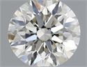 Natural Diamond 0.41 Carats, Round with Very Good Cut, I Color, VS1 Clarity and Certified by IGI