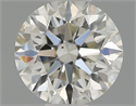 Natural Diamond 0.40 Carats, Round with Excellent Cut, H Color, VS2 Clarity and Certified by IGI