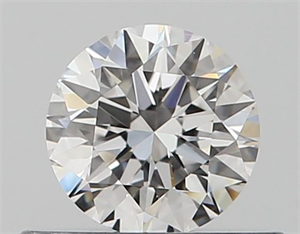 Picture of Natural Diamond 0.40 Carats, Round with Excellent Cut, E Color, VS1 Clarity and Certified by GIA