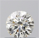 Natural Diamond 0.50 Carats, Round with Excellent Cut, J Color, VS2 Clarity and Certified by GIA