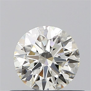 Picture of Natural Diamond 0.50 Carats, Round with Excellent Cut, J Color, VS2 Clarity and Certified by GIA