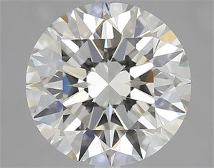 Picture of Natural Diamond 2.90 Carats, Round with Excellent Cut, I Color, VS1 Clarity and Certified by GIA