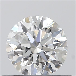 Picture of Natural Diamond 0.40 Carats, Round with Excellent Cut, E Color, VVS1 Clarity and Certified by GIA