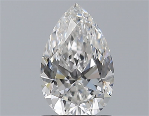 Picture of Natural Diamond 1.03 Carats, Pear with  Cut, F Color, VVS1 Clarity and Certified by GIA