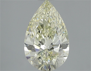 Picture of Natural Diamond 1.61 Carats, Pear with  Cut, K Color, VVS1 Clarity and Certified by IGI