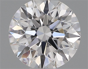 Picture of Natural Diamond 0.40 Carats, Round with Excellent Cut, D Color, SI1 Clarity and Certified by IGI