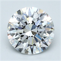 Natural Diamond 2.01 Carats, Round with Excellent Cut, E Color, VS1 Clarity and Certified by GIA