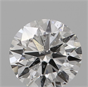 Natural Diamond 0.50 Carats, Round with Very Good Cut, F Color, I1 Clarity and Certified by GIA