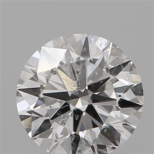 Picture of Natural Diamond 0.50 Carats, Round with Very Good Cut, F Color, I1 Clarity and Certified by GIA