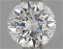 Natural Diamond 0.41 Carats, Round with Very Good Cut, J Color, VVS1 Clarity and Certified by GIA