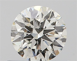 Picture of Natural Diamond 0.51 Carats, Round with Excellent Cut, J Color, SI2 Clarity and Certified by GIA