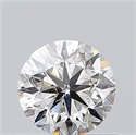 Natural Diamond 0.49 Carats, Round with Very Good Cut, F Color, I1 Clarity and Certified by GIA