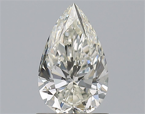 Picture of Natural Diamond 1.00 Carats, Pear with  Cut, I Color, IF Clarity and Certified by GIA