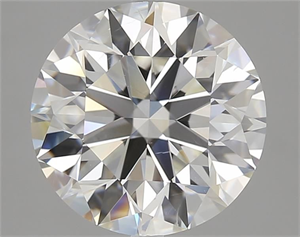 Picture of Natural Diamond 3.53 Carats, Round with Excellent Cut, H Color, SI1 Clarity and Certified by GIA