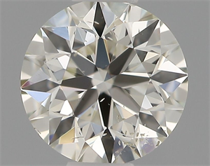 Picture of Natural Diamond 0.40 Carats, Round with Excellent Cut, J Color, SI1 Clarity and Certified by IGI