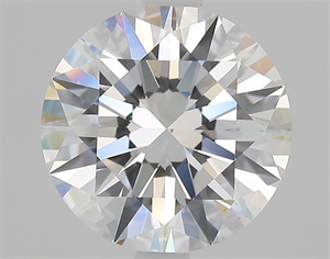 Picture of Natural Diamond 2.01 Carats, Round with Excellent Cut, D Color, VS1 Clarity and Certified by GIA