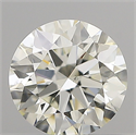 Natural Diamond 0.60 Carats, Round with Excellent Cut, J Color, VS2 Clarity and Certified by IGI