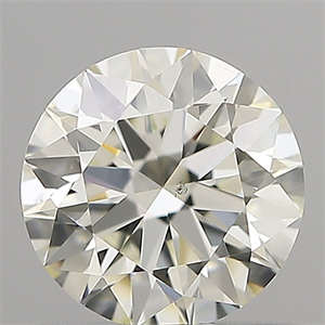 Picture of Natural Diamond 0.60 Carats, Round with Excellent Cut, J Color, VS2 Clarity and Certified by IGI