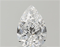 Natural Diamond 0.70 Carats, Pear with  Cut, D Color, VS2 Clarity and Certified by GIA