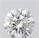 Natural Diamond 0.44 Carats, Round with Excellent Cut, G Color, VS2 Clarity and Certified by GIA