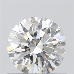 Picture of Natural Diamond 0.44 Carats, Round with Excellent Cut, G Color, VS2 Clarity and Certified by GIA