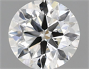 Natural Diamond 0.50 Carats, Round with Excellent Cut, H Color, VS1 Clarity and Certified by IGI