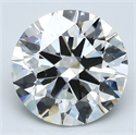 Natural Diamond 4.42 Carats, Round with Excellent Cut, I Color, VS2 Clarity and Certified by GIA